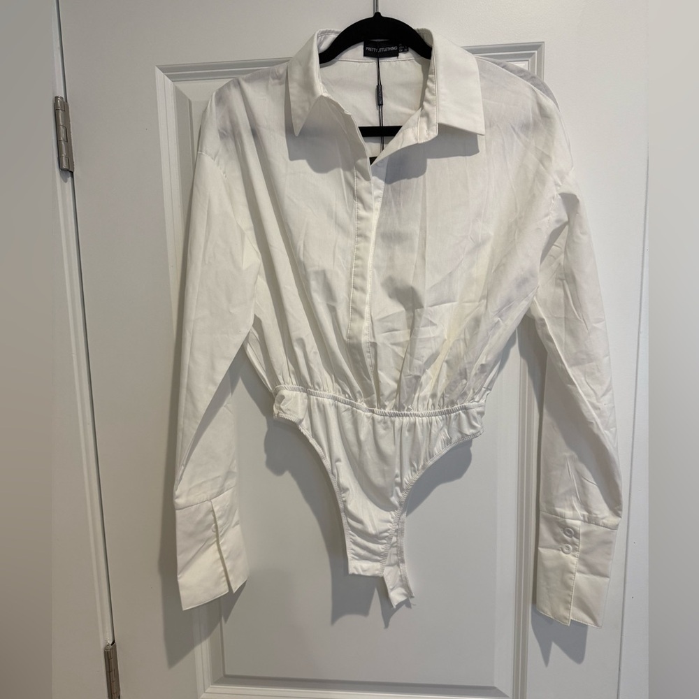 Pretty Little Thing White Blouse